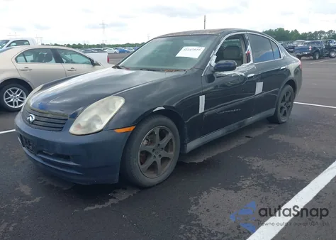 2003 Infiniti G35 Luxury Leather from USA, damaged, VIN JNKCV51E43M302425